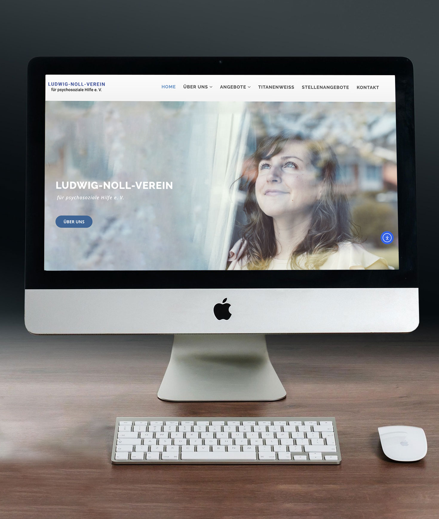 Mockup der Webseite ludwig-noll-verein.de