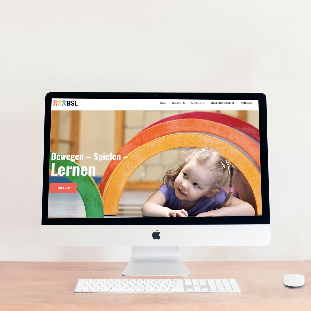 Homepage Relaunch BSL - Bewegen Speilen Lernen Kassel