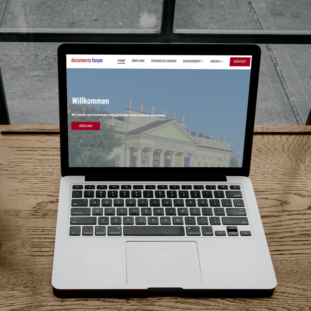 Homepage docuemntaforum Kassel Relaunch Wordpress